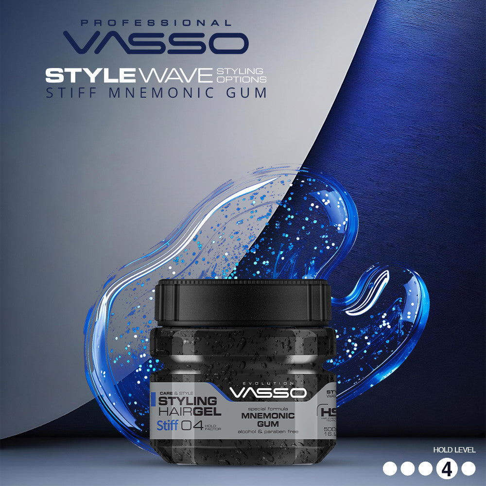 Vasso Men Mnemonic Gum Stiff 16.91oz (500ml)