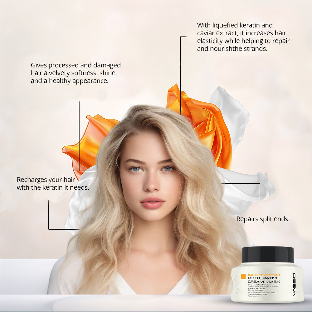 Vasso SOS Restorative Cream Mask 5.07oz (150ml)