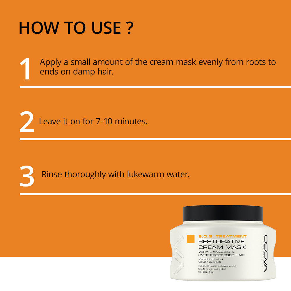 Vasso SOS Restorative Cream Mask 17.75oz (525ml)