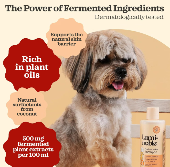 LumiNoble Prebiotic Pet Shampoo - 473 ml / 16 fl oz