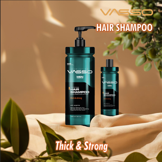 Vasso Men Hair Shampoo Thick & Strong (8.79oz)