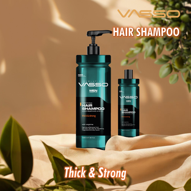 Vasso Men Hair Shampoo Thick & Strong (33.81oz)