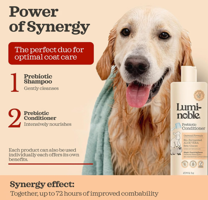LumiNoble Prebiotic Pet Conditioner - 473 ml / 16 fl oz