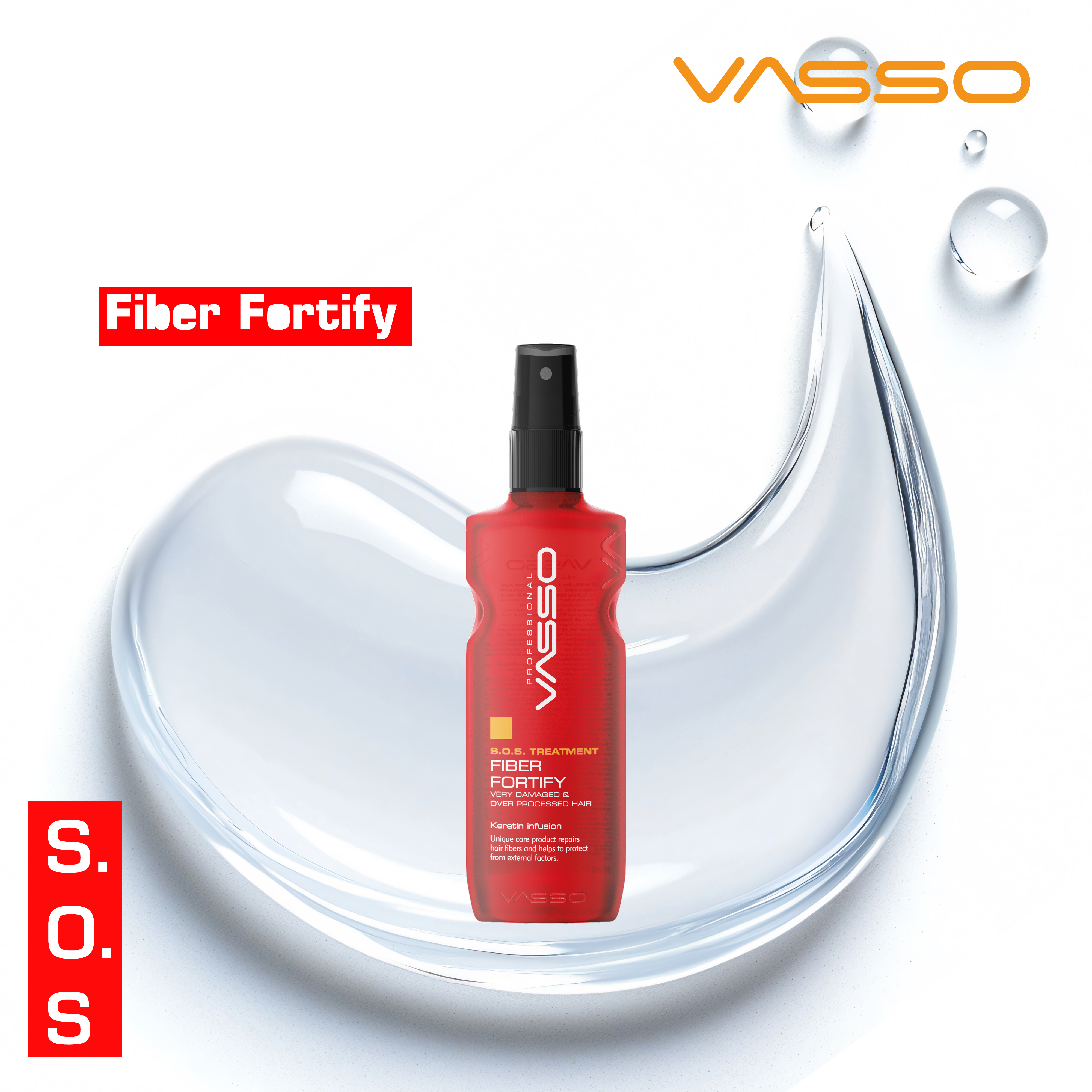Vasso Sos Treatment Fiber Fortify 2.71 oz (80 ml)