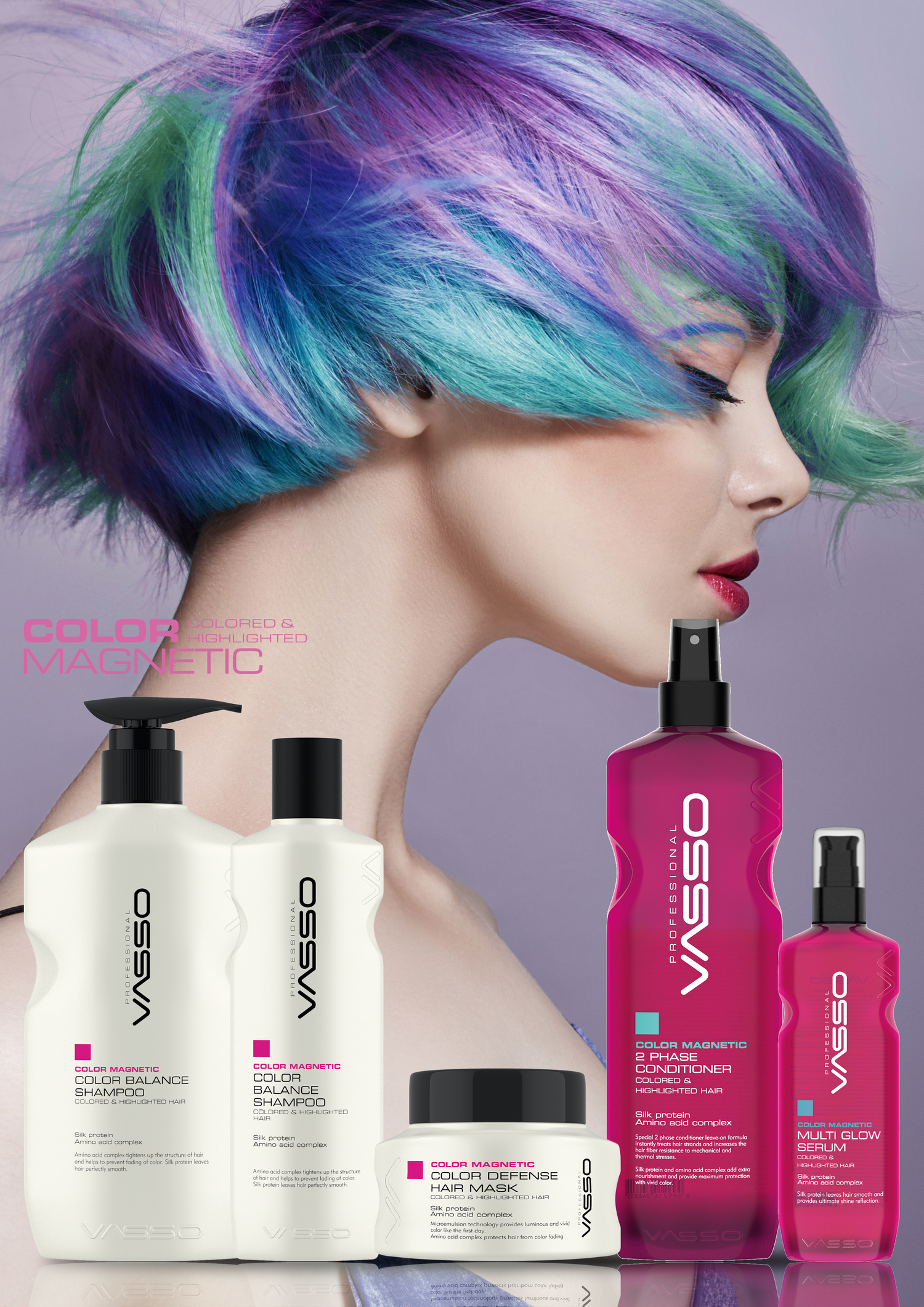 Vasso Color Magnetic Colored & Highlighted Hair