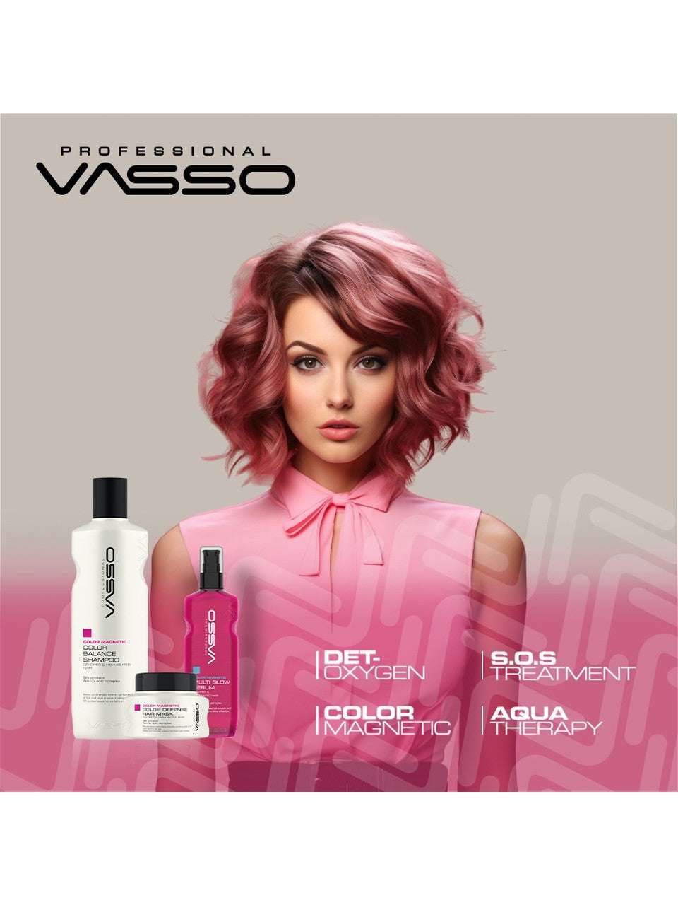 Vasso Color Magnetic Balance Shampoo 50.72oz (1500 ml)