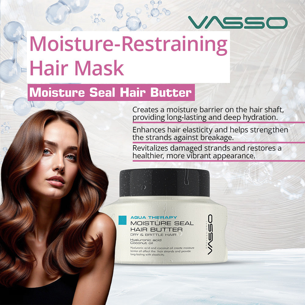 Vasso Aqua Therapy Moisture Seal Hair Butter 5.07oz (150 ml)