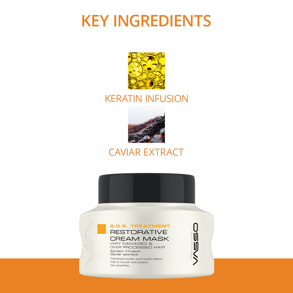 Vasso SOS Restorative Cream Mask 5.07oz (150ml)