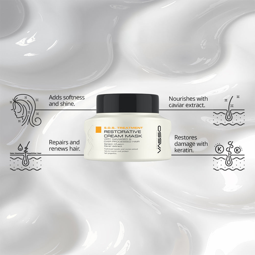 Vasso SOS Restorative Cream Mask 5.07oz (150ml)