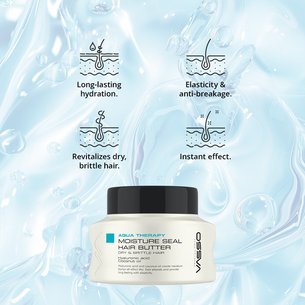 Vasso Aqua Therapy Moisture Seal Hair Butter 5.07oz (150 ml)