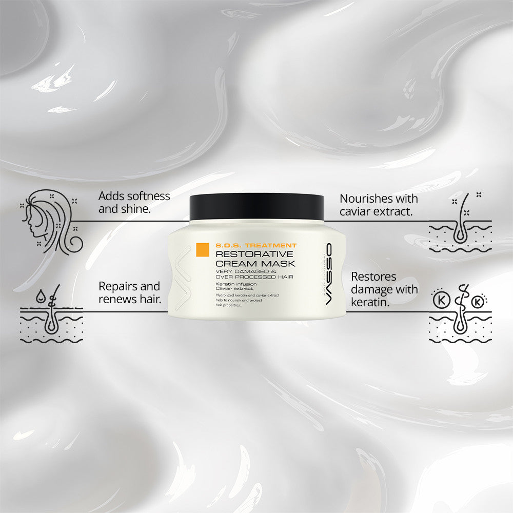 Vasso SOS Restorative Cream Mask 17.75oz (525ml)