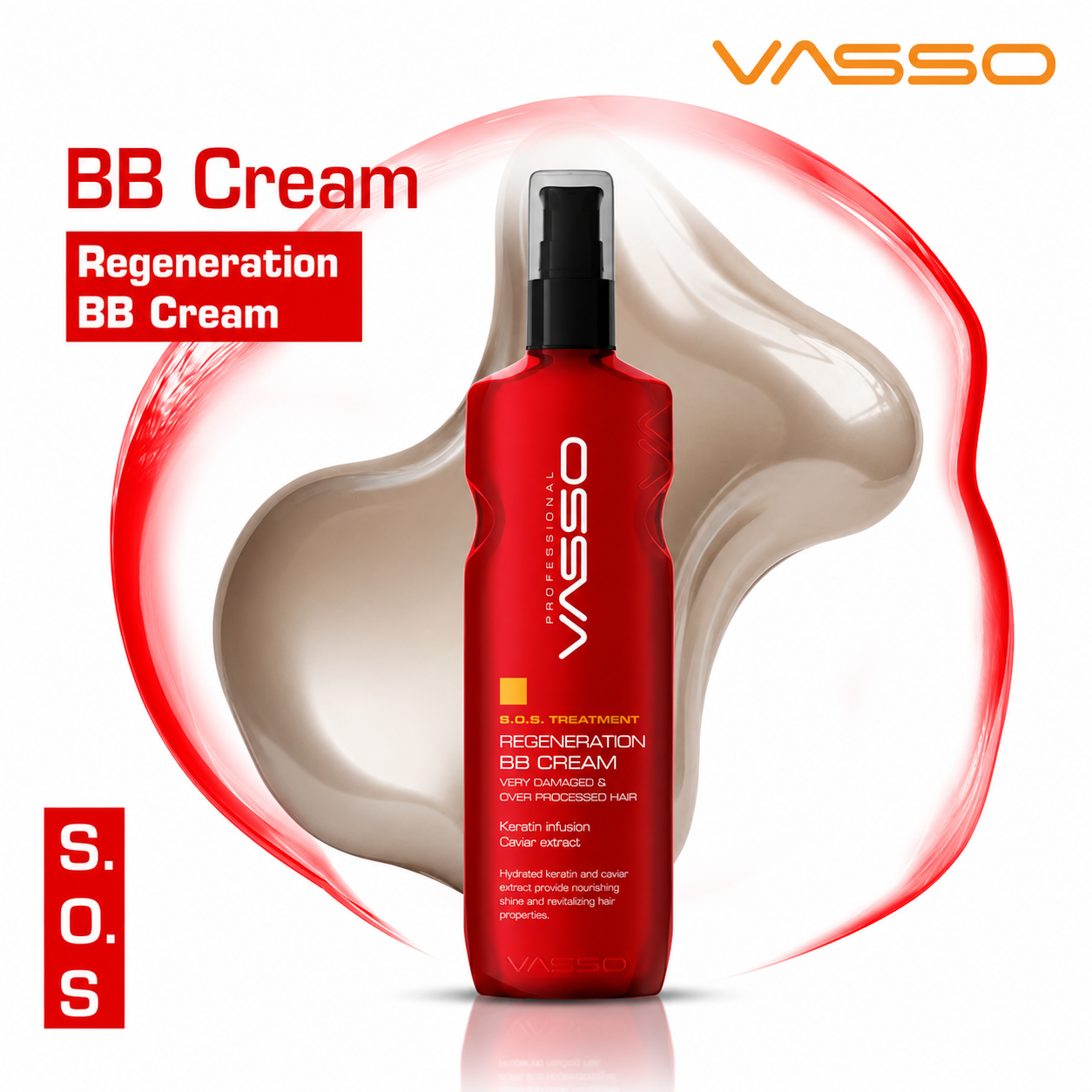 Vasso Sos Treatment Regeneration BB Cream 5.920z (175 ml)