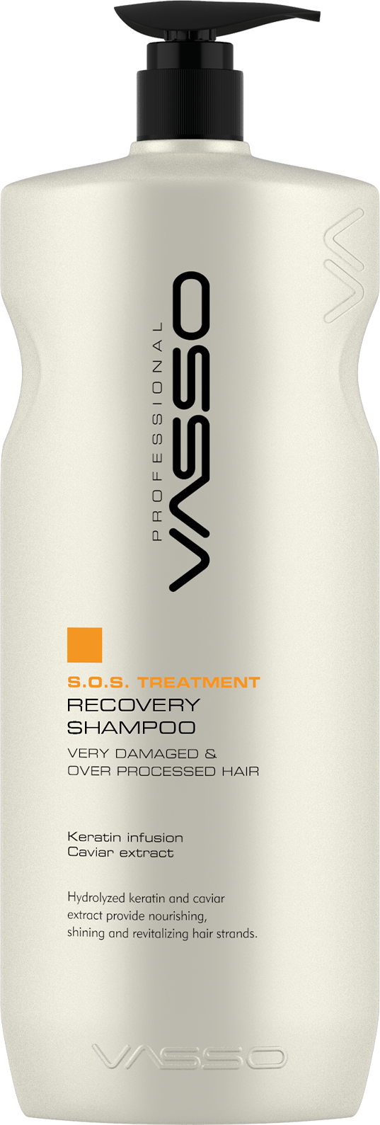 Vasso Sos Treatment Recovery Shampoo 50.72oz (1500ml)