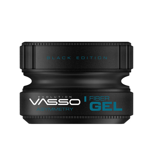 Vasso Styling Wax Black Edition Fiber Gel – Asymmetry 5.07oz (150ml)
