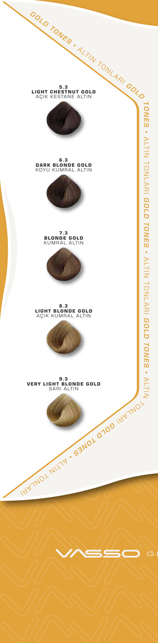 Vasso Professional Hair Color 3.4 oz
