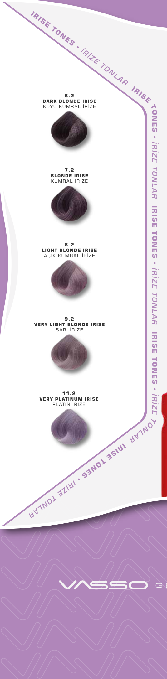 Vasso Professional Hair Color 3.4 oz
