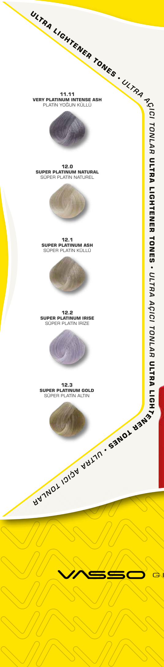 Vasso Professional Hair Color 3.4 oz